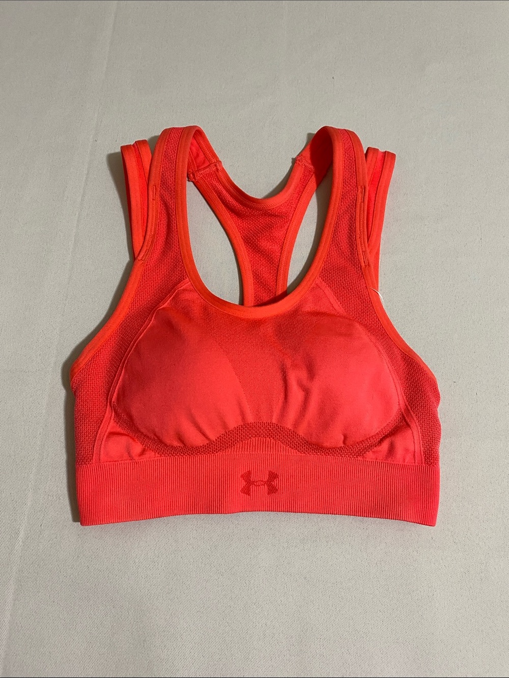 UNDER ARMOUR Sports Bra BURNT ORANGE Women's Size XS